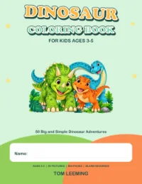 Cover: two cartoon dinosaurs on a mint-green background.