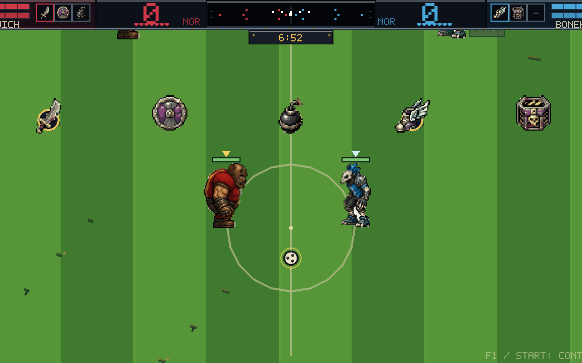 Arena Bloodsport brutal arcade soccer game