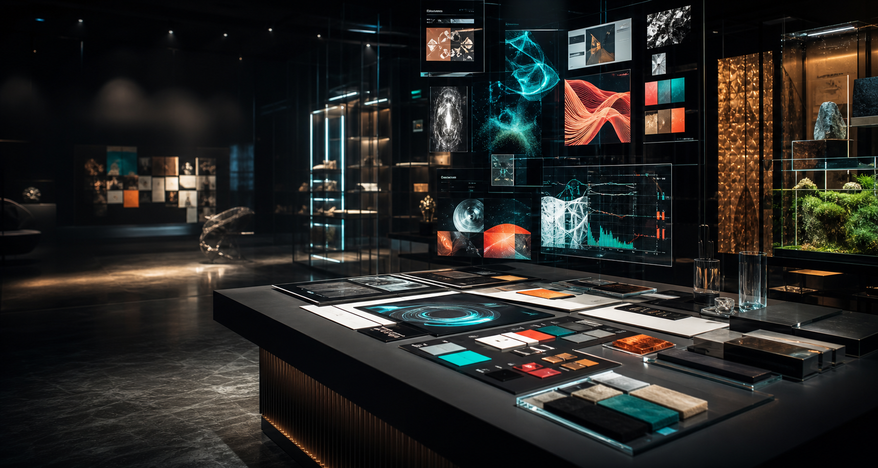 Premium AI strategy and visual system table